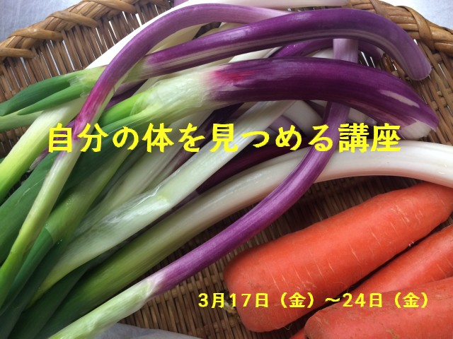 自分の体を見つめる講座